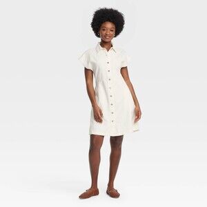Denim Flouncy Dress - Off-White M